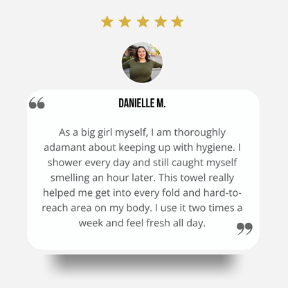 Toshi™ Antibacterial Exfoliating Shower Towel