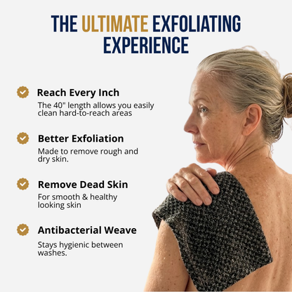 Toshi™ Antibacterial Exfoliating Towel